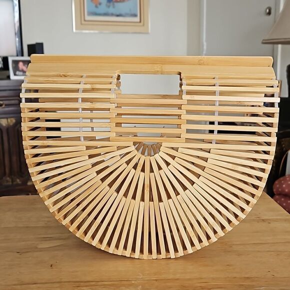 NWOT  Bamboo tote bag - Picture 1 of 8